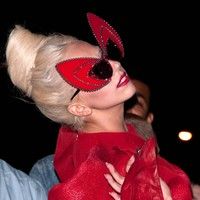 Lady Gaga is seen on the set of photo shoot wearing an outlandish costume | Picture 75169